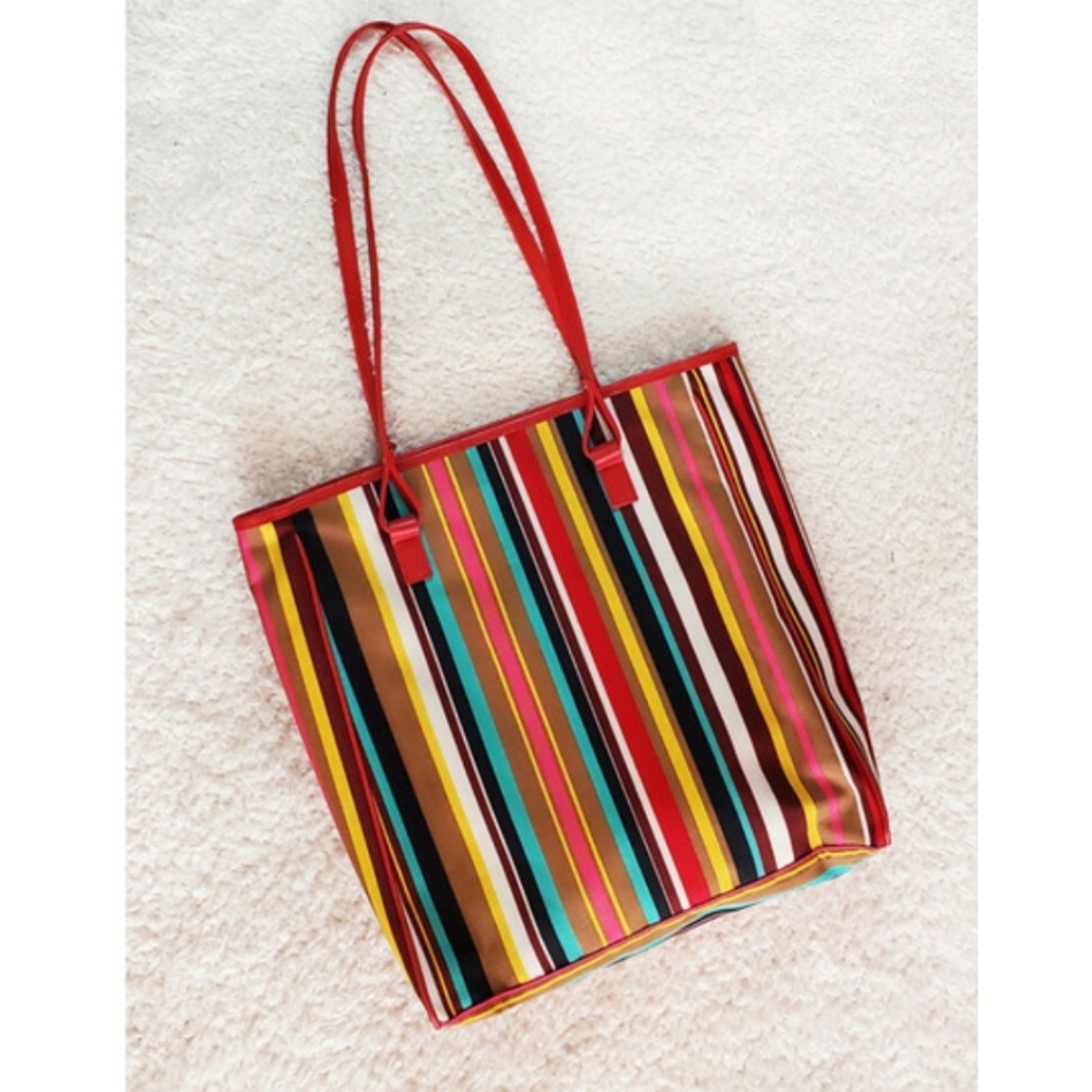 Striped Tote Bag